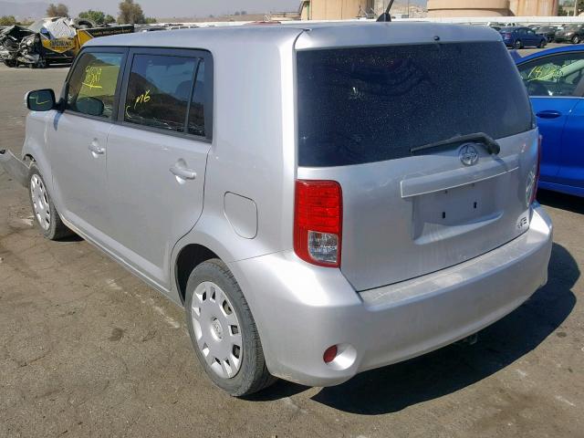 JTLZE4FEXC1144175 - 2012 TOYOTA SCION XB ვერცხლისფერი ფოტო 3