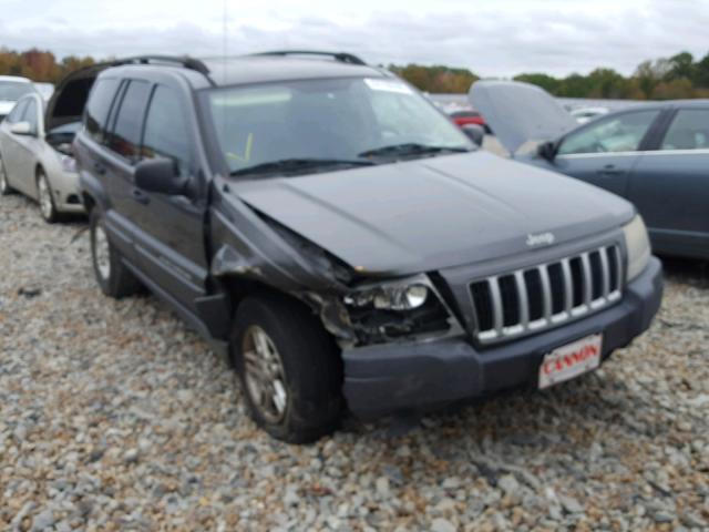 1J4GW48S74C347740 - 2004 JEEP GRAND CHER GRAY photo 1