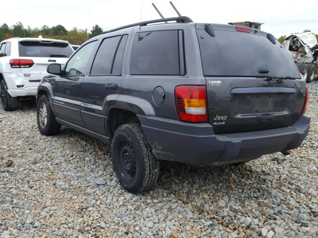 1J4GW48S74C347740 - 2004 JEEP GRAND CHER GRAY photo 3