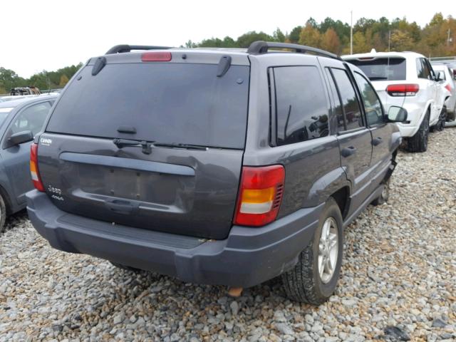 1J4GW48S74C347740 - 2004 JEEP GRAND CHER GRAY photo 4