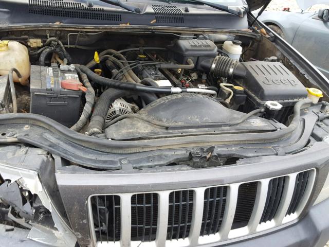 1J4GW48S74C347740 - 2004 JEEP GRAND CHER GRAY photo 7