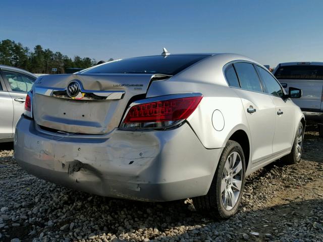 1G4GC5GD8BF284274 - 2011 BUICK LACROSSE C SILVER photo 4