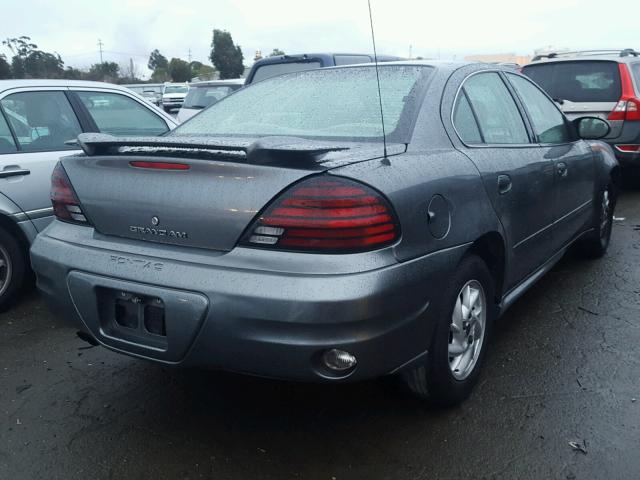 1G2NE52E05M163233 - 2005 PONTIAC GRAND AM S GRAY photo 4