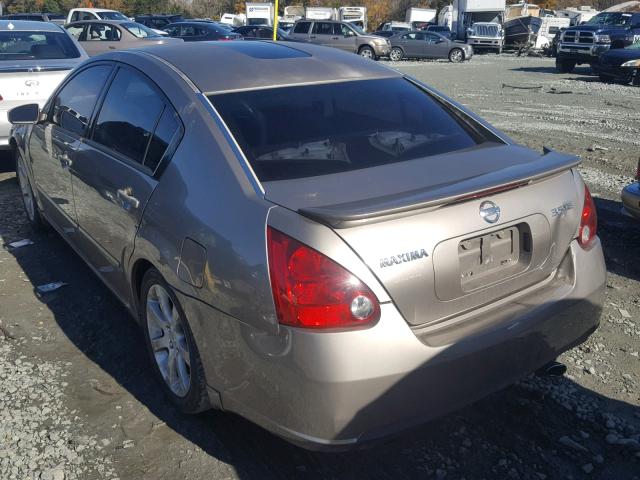 1N4BA41E67C840516 - 2007 NISSAN MAXIMA SE GRAY photo 3