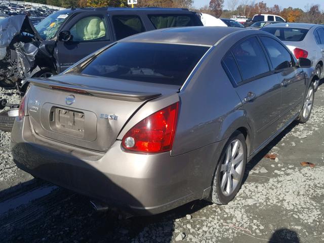 1N4BA41E67C840516 - 2007 NISSAN MAXIMA SE GRAY photo 4