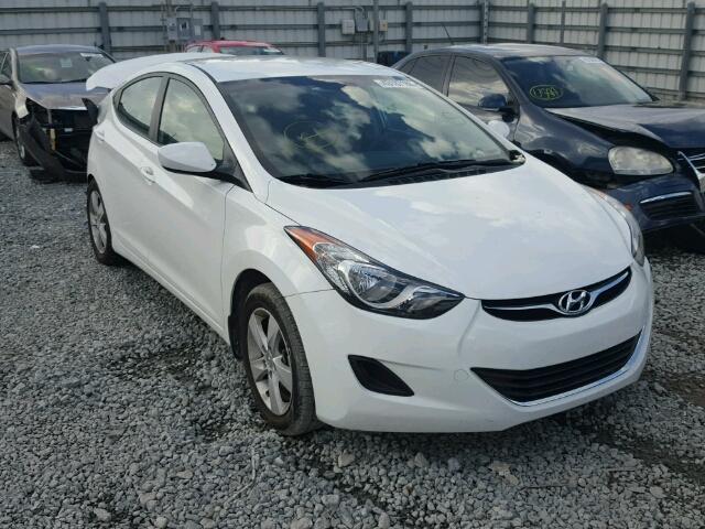 5NPDH4AE9DH430033 - 2013 HYUNDAI ELANTRA GL WHITE photo 1