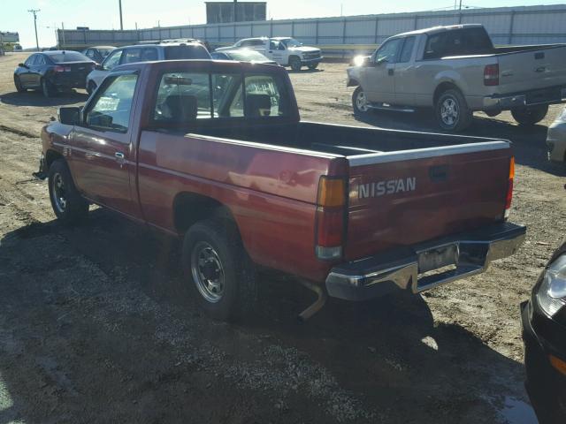 1N6SD11S4SC345131 - 1995 NISSAN TRUCK E/XE RED photo 3