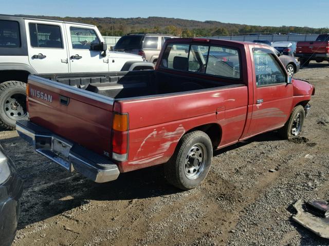 1N6SD11S4SC345131 - 1995 NISSAN TRUCK E/XE RED photo 4