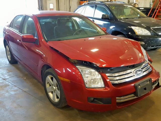 3FAHP07187R236165 - 2007 FORD FUSION SE RED photo 1