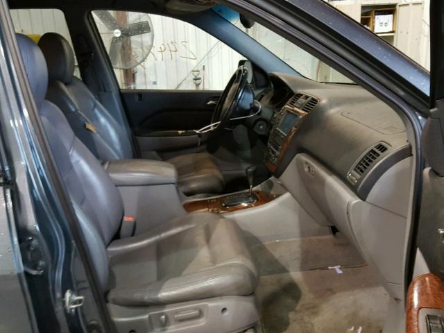 2HNYD18653H527208 - 2003 ACURA MDX TOURIN GRAY photo 5