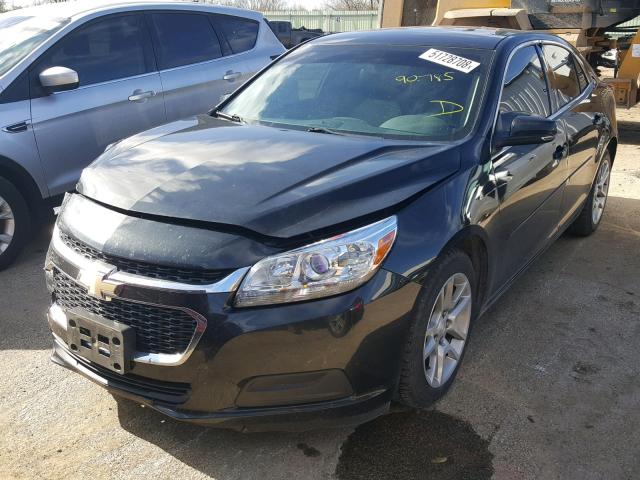 1G11C5SL3EF285693 - 2014 CHEVROLET MALIBU 1LT BLACK photo 2