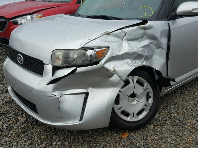 JTLKE50E791089368 - 2009 TOYOTA SCION XB Gümüş foto 9