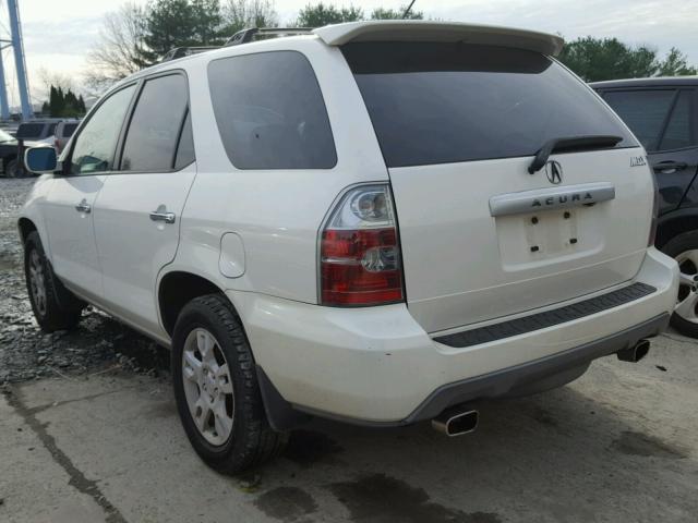 2HNYD18974H558519 - 2004 ACURA MDX TOURIN WHITE photo 3