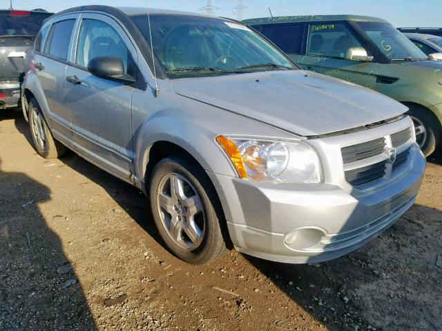 1B3HB48B17D213330 - 2007 DODGE CALIBER SX SILVER photo 1