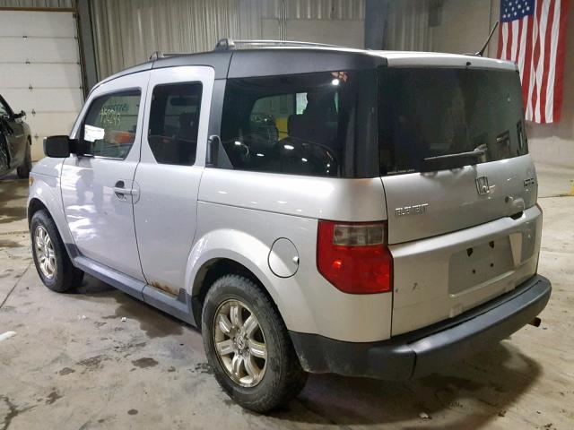 5J6YH27707L006460 - 2007 HONDA ELEMENT EX GRAY photo 3