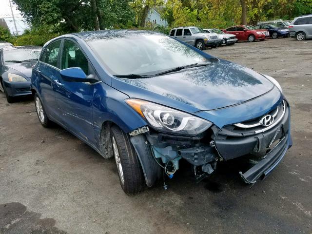 KMHD35LH4EU171451 - 2014 HYUNDAI ELANTRA GT BLUE photo 1