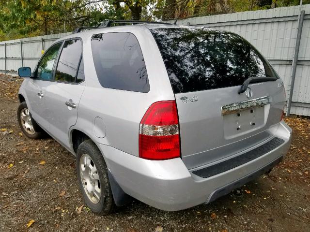 2HNYD18863H526750 - 2003 ACURA MDX TOURIN SILVER photo 3