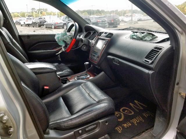 2HNYD18863H526750 - 2003 ACURA MDX TOURIN SILVER photo 5