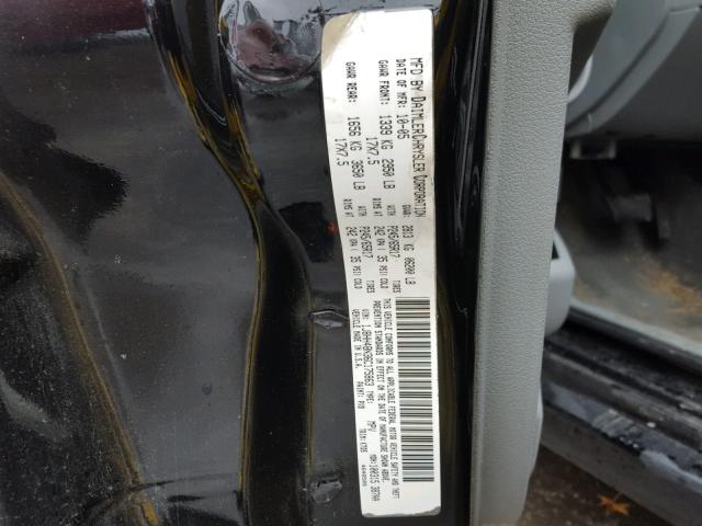 1J8HH48N36C175863 - 2006 JEEP COMMANDER BLACK photo 10