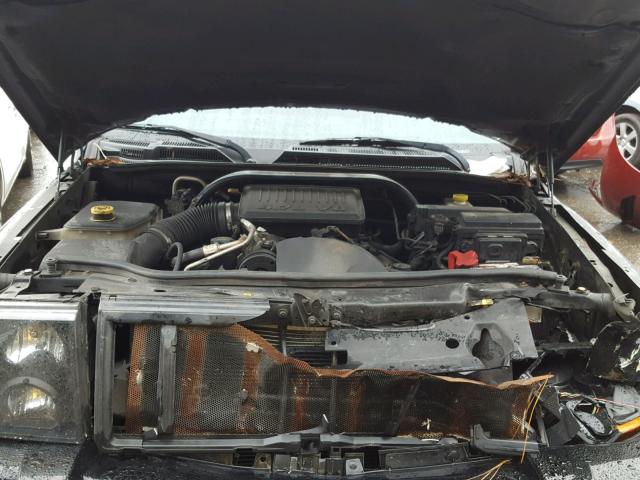 1J8HH48N36C175863 - 2006 JEEP COMMANDER BLACK photo 7