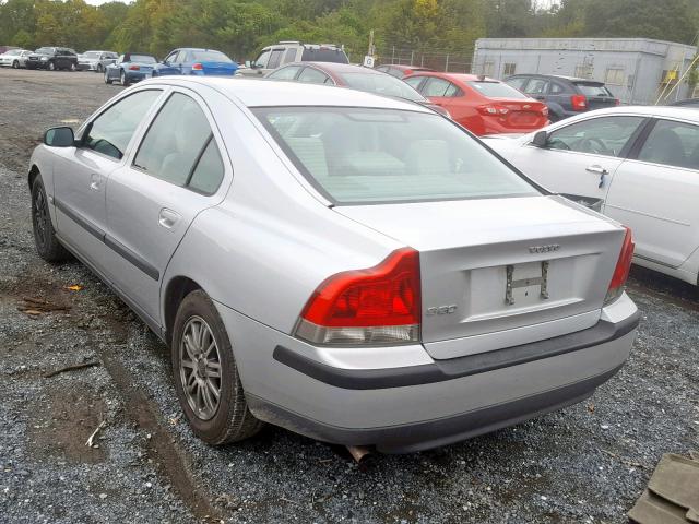 YV1RS61T442343704 - 2004 VOLVO S60 SILVER photo 3