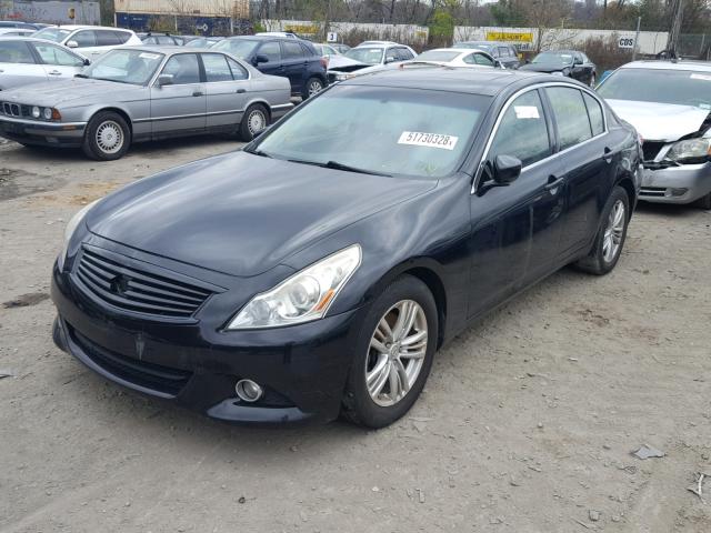 JN1CV6AR9BM350319 - 2011 INFINITI G37 BLACK photo 2