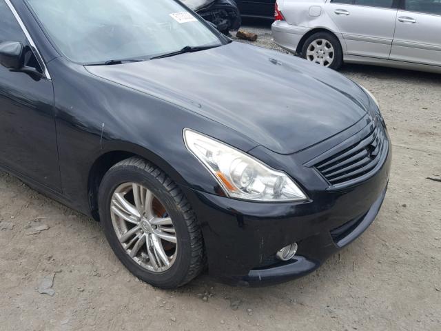 JN1CV6AR9BM350319 - 2011 INFINITI G37 BLACK photo 9