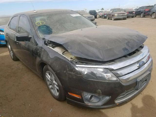 3FAHP0GA8AR102084 - 2010 FORD FUSION S BLACK photo 1