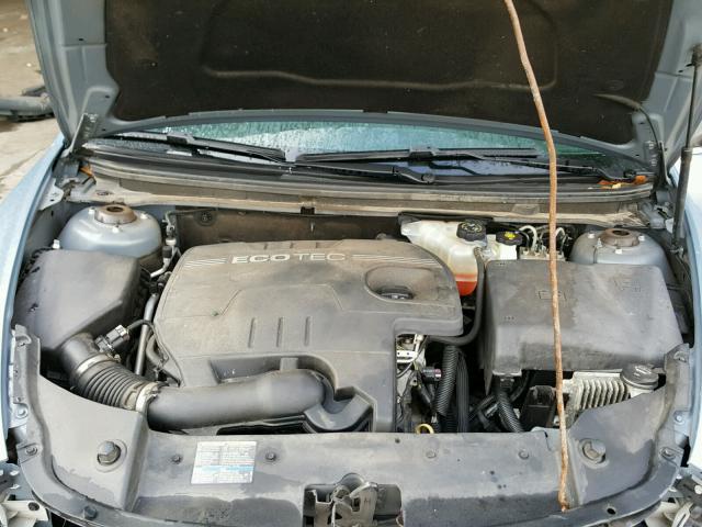 1G1ZH57B794182833 - 2009 CHEVROLET MALIBU 1LT BLUE photo 7