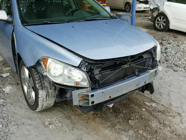 1G1ZH57B794182833 - 2009 CHEVROLET MALIBU 1LT BLUE photo 9