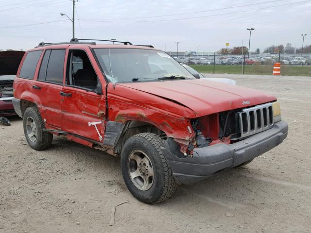 1J4GZ58S7VC712898 - 1997 JEEP GRAND CHER RED photo 1