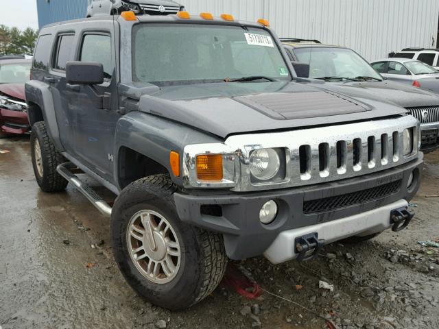 5GTEN13EX88103923 - 2008 HUMMER H3 GRAY photo 1