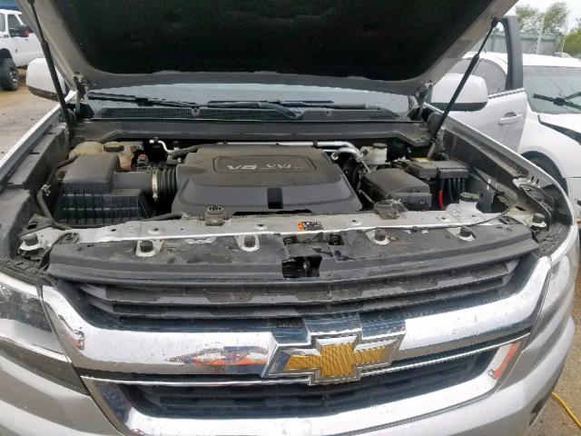 1GCGTCE39G1127229 - 2016 CHEVROLET COLORADO L SILVER photo 7