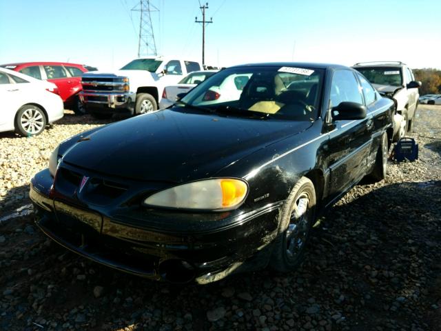 1G2NW12E71M671702 - 2001 PONTIAC GRAND AM G BLACK photo 2