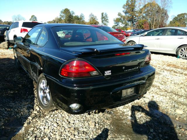 1G2NW12E71M671702 - 2001 PONTIAC GRAND AM G BLACK photo 3