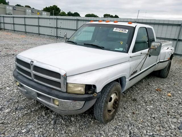 1B7MC3364XJ516439 - 1999 DODGE RAM 3500 WHITE photo 2