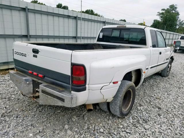 1B7MC3364XJ516439 - 1999 DODGE RAM 3500 WHITE photo 4