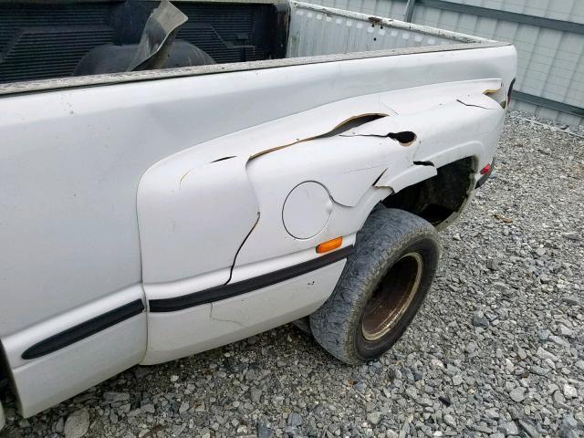 1B7MC3364XJ516439 - 1999 DODGE RAM 3500 WHITE photo 9