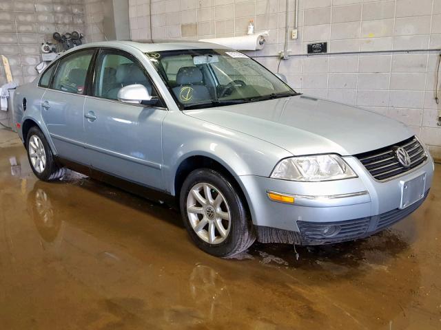 WVWPD63B14E287019 - 2004 VOLKSWAGEN PASSAT GLS BLUE photo 1