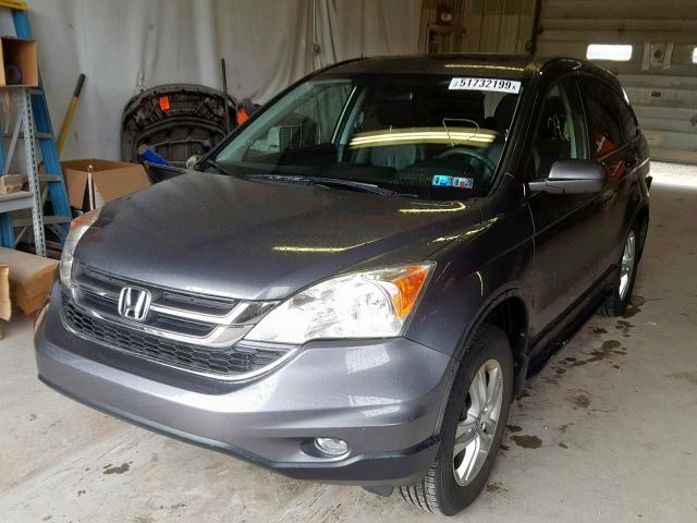 5J6RE4H75AL067852 - 2010 HONDA CR-V EXL CHARCOAL photo 2