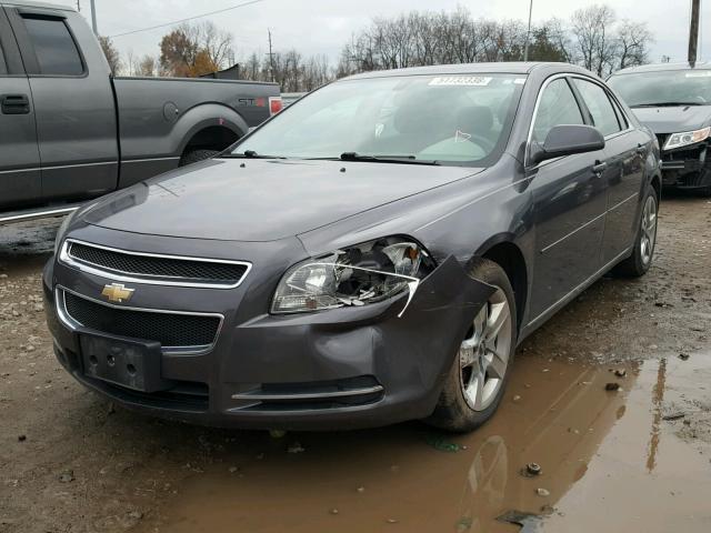 1G1ZC5EB2A4142827 - 2010 CHEVROLET MALIBU 1LT CHARCOAL photo 2