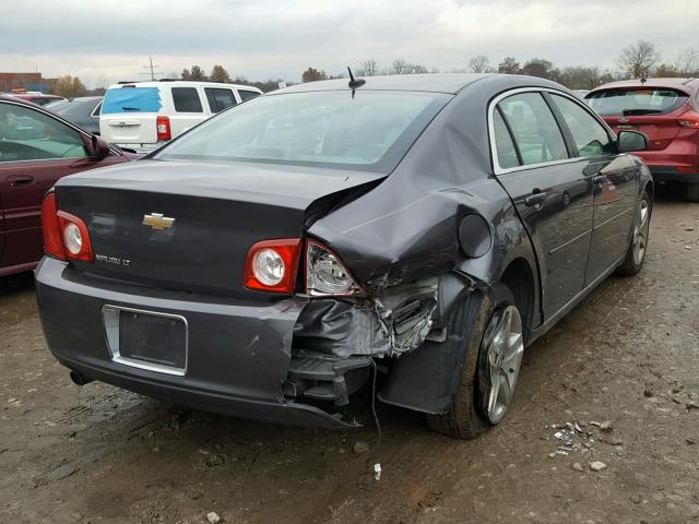 1G1ZC5EB2A4142827 - 2010 CHEVROLET MALIBU 1LT CHARCOAL photo 4