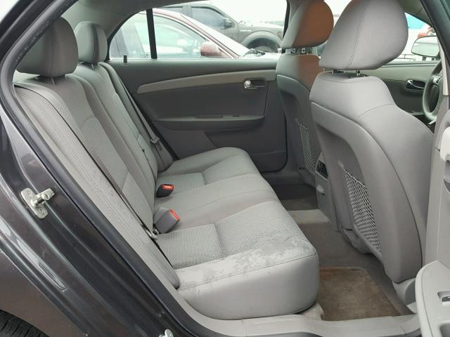 1G1ZC5EB2A4142827 - 2010 CHEVROLET MALIBU 1LT CHARCOAL photo 6