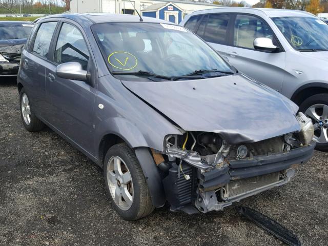 KL1TD66687B768525 - 2007 CHEVROLET AVEO BASE 银色 照片 1