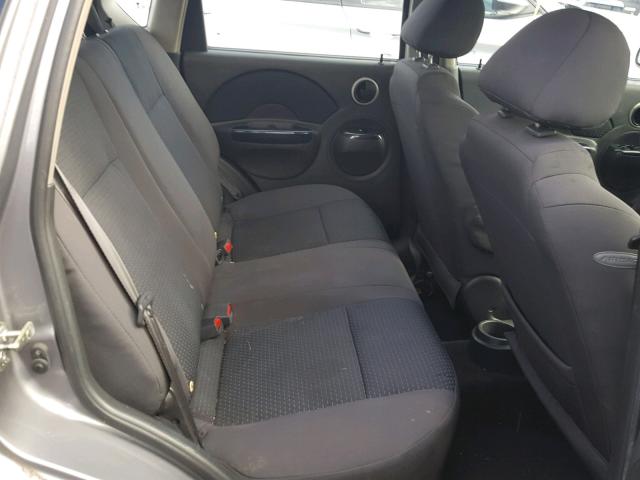 KL1TD66687B768525 - 2007 CHEVROLET AVEO BASE 银色 照片 6