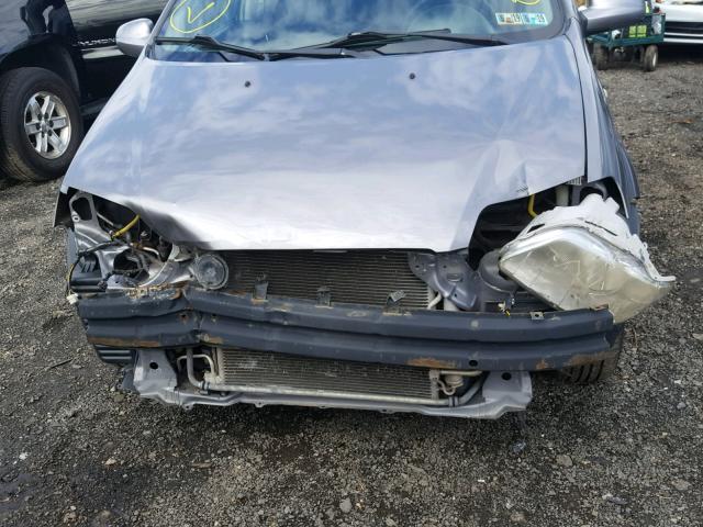 KL1TD66687B768525 - 2007 CHEVROLET AVEO BASE 银色 照片 9