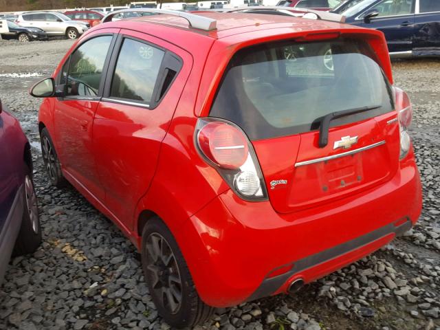 KL8CF6S93DC501049 - 2013 CHEVROLET SPARK 2LT RED photo 3