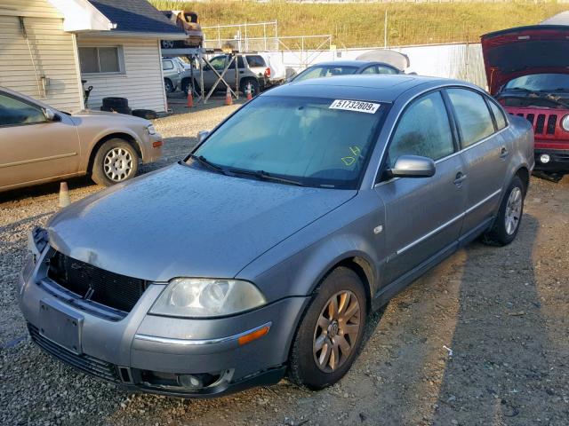 WVWPD63B93E409138 - 2003 VOLKSWAGEN PASSAT GLS GRAY photo 2