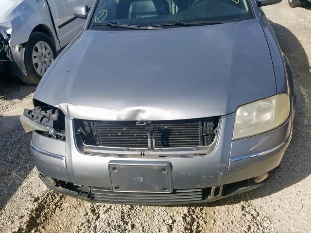 WVWPD63B93E409138 - 2003 VOLKSWAGEN PASSAT GLS GRAY photo 7