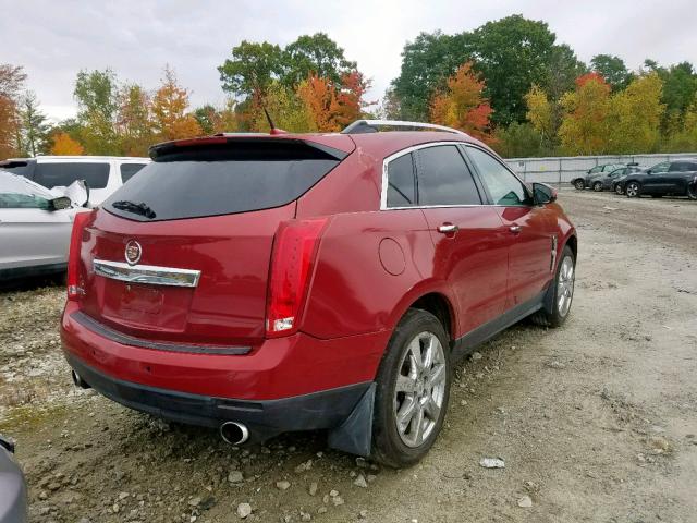 3GYFNFEYXAS549349 - 2010 CADILLAC SRX PREMIU RED photo 4